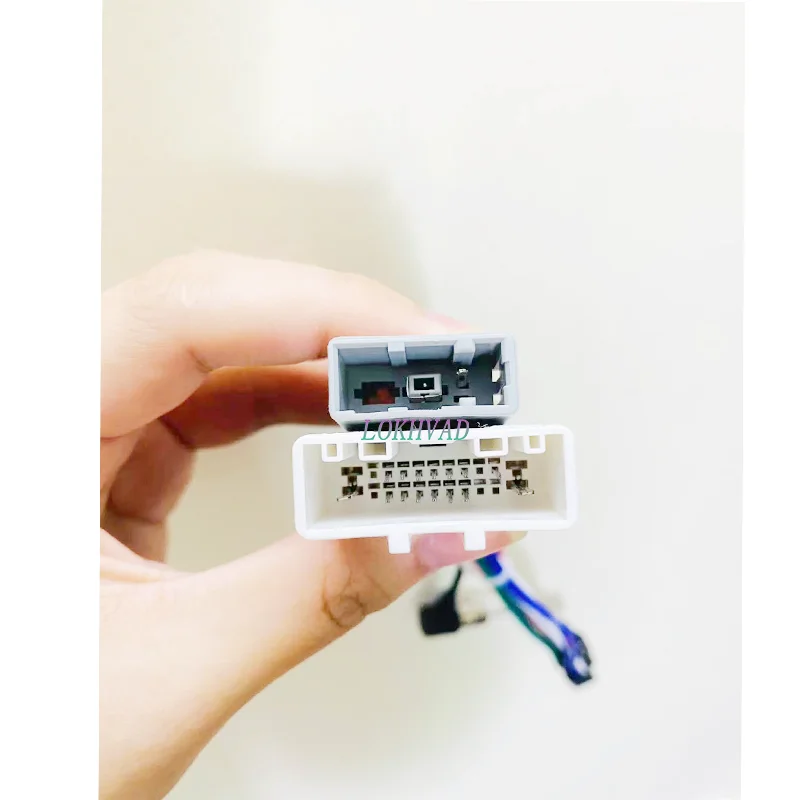Car Audio DVD Android 16PIN Power Cable Adapter For Nissan Qashqai Tiida Liwei Power Wiring Harness