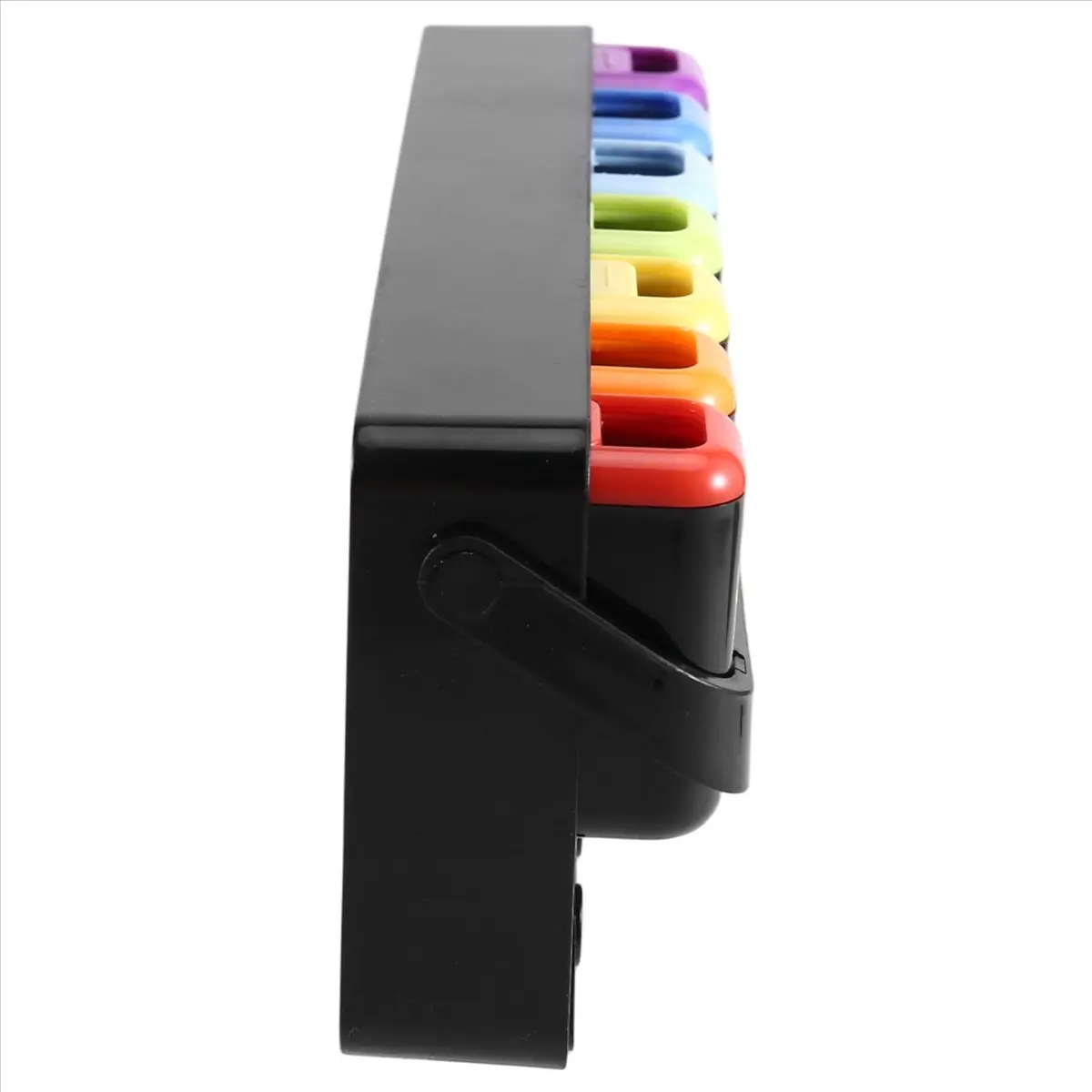 belong Weekly Pill Organizer - One Time A Day, Portable Pill Box for Vitamins Fish Oil/Supplements Medication Reminder Black