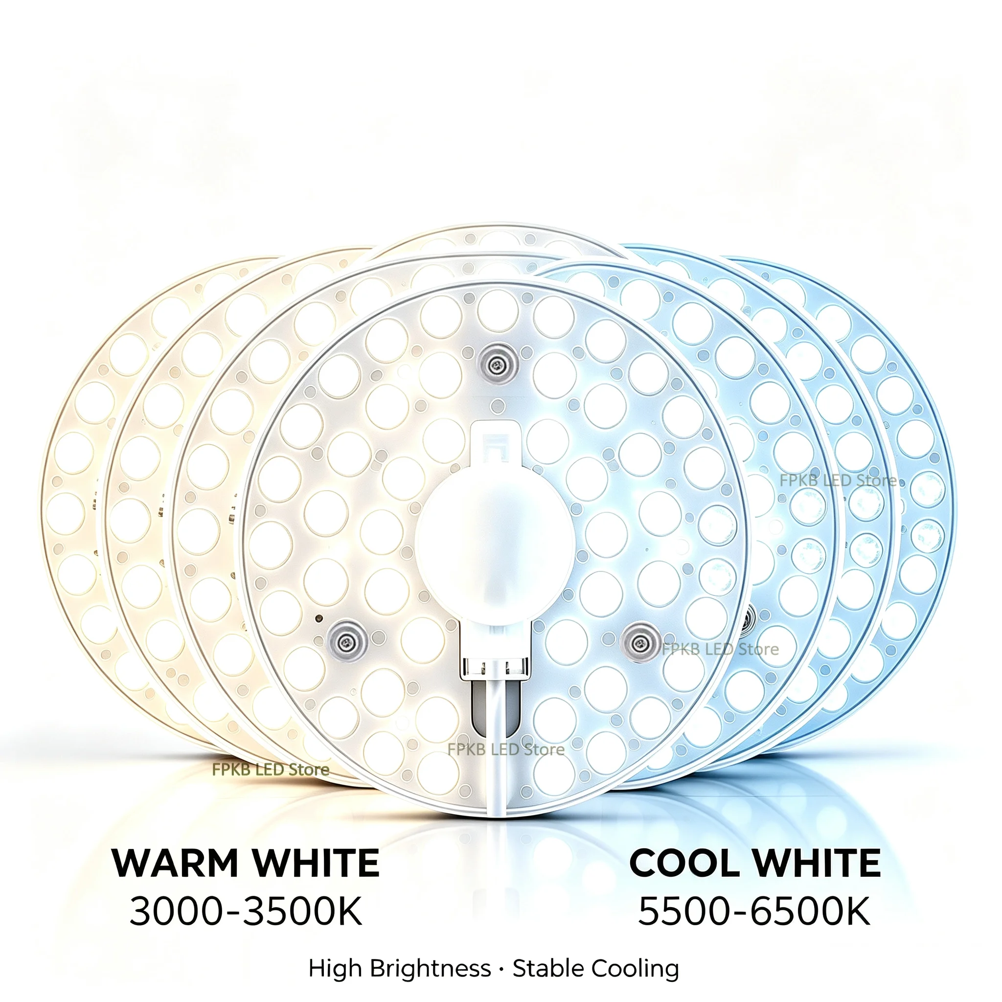 PANEL de anillo LED luz circular SMD 50W 36W 24W 18W 12W LED tablero de techo redondo tablero de lámpara circular AC 220V 230V 240V luz LED