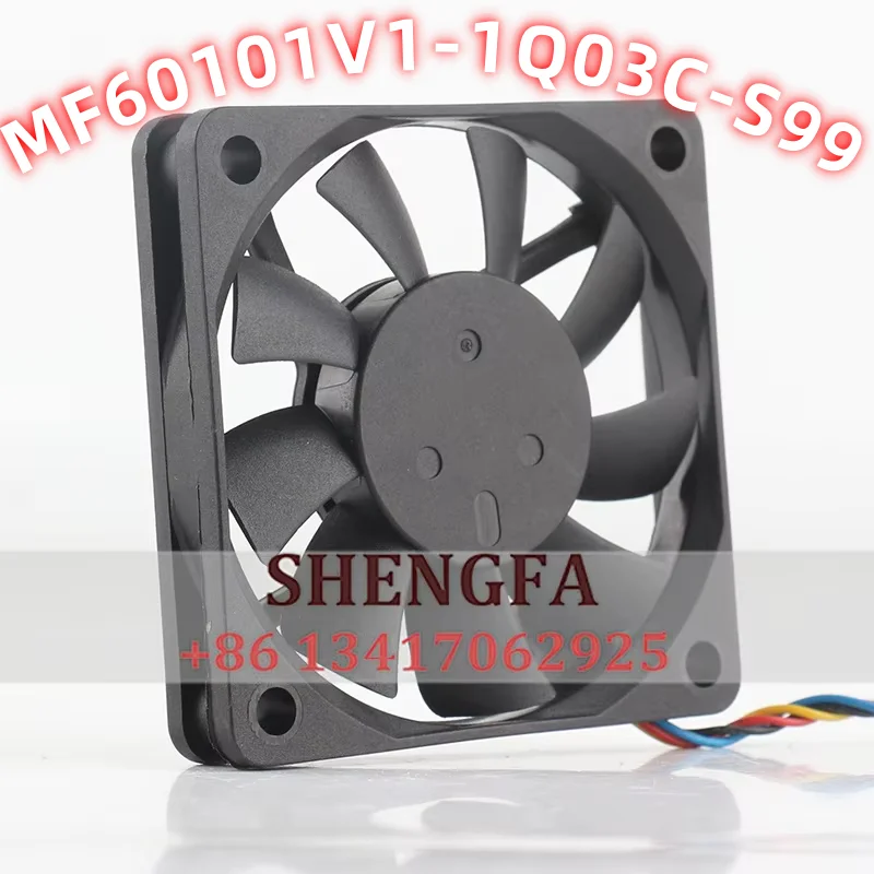 cooling fan SUNON MF60101V1-1Q03C-S99 6CM 60X60X10MM 6010 DC12V 1.46W PWM speed regulating