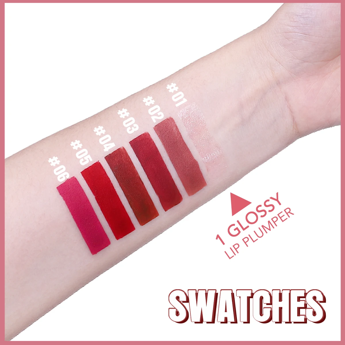 Single velvet lip gloss is not easy to stick to cups. Dudu lip gloss liquid lipstick is available in 6 colors