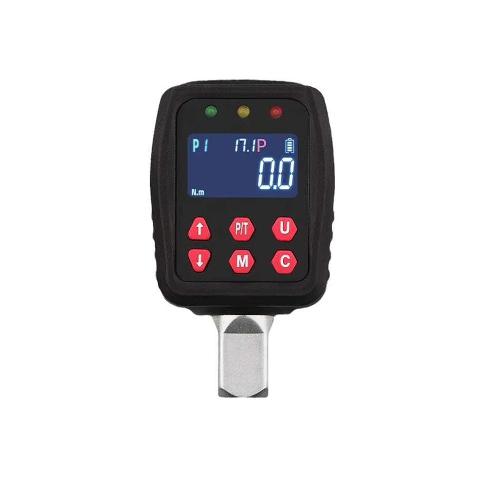 LCD Torque Display Digital Torque Meter Mechanical Assembly Tasks Compact Size Advanced Torque Measurement Device