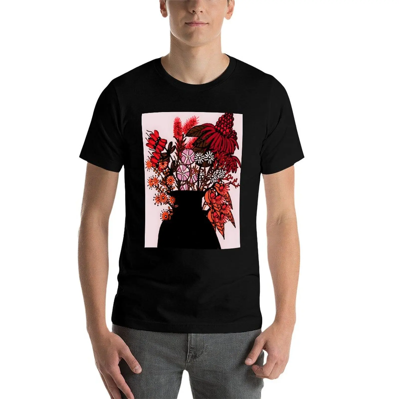 تي شيرت Floodle Aussie Red Natives تي شيرت رجالي تي شيرت صيفي تي شيرت للرجال جرافيك مضحك تي شيرت #3