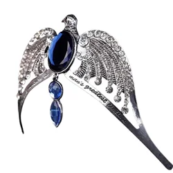 Baroque Crown Wings With Blue Imitation Gem  Party Tiara