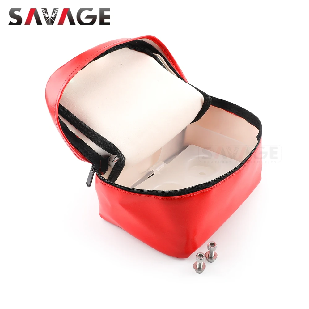 Tail Rear Bag For HONDA XR125 XR150 XR200 XR230 XR250 XR400 XR600 650 Motorcycle Bag Luggage Storage Tool Bag Leather Waterproof