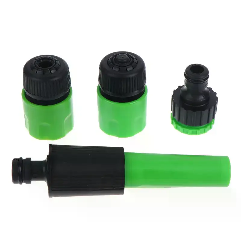 4-Piece Adjustable Water Spray Garden Irrigation Watering Sprinkler Spray High-Pressure Car Washing Floor Cleaning Spray Nozzle