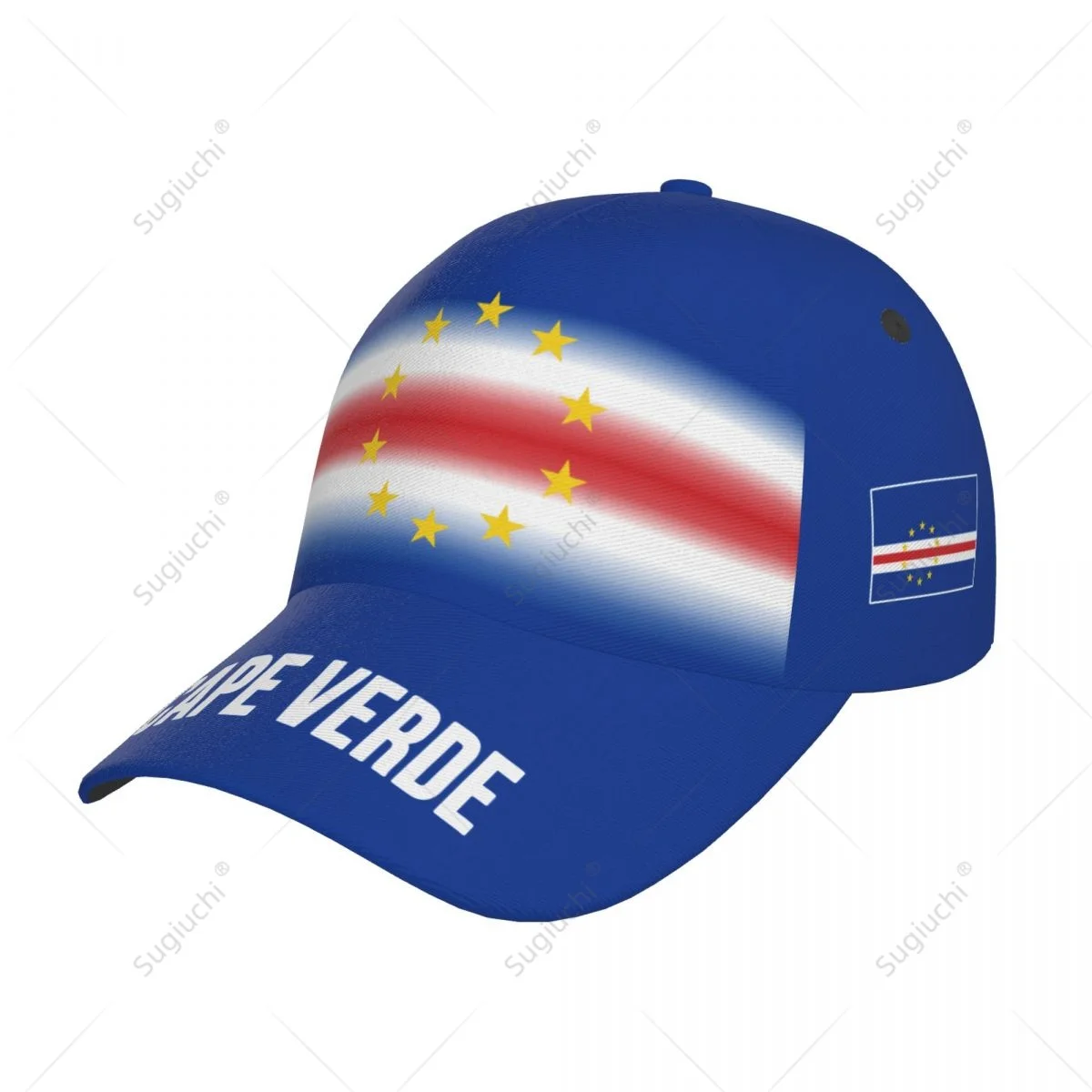 Unisex Baseball Cap Hat Cape Verde Flag Gradient Color 3D Printing for Tennis Outdoor Bike Bicycle Golf Baseball Sports Fans