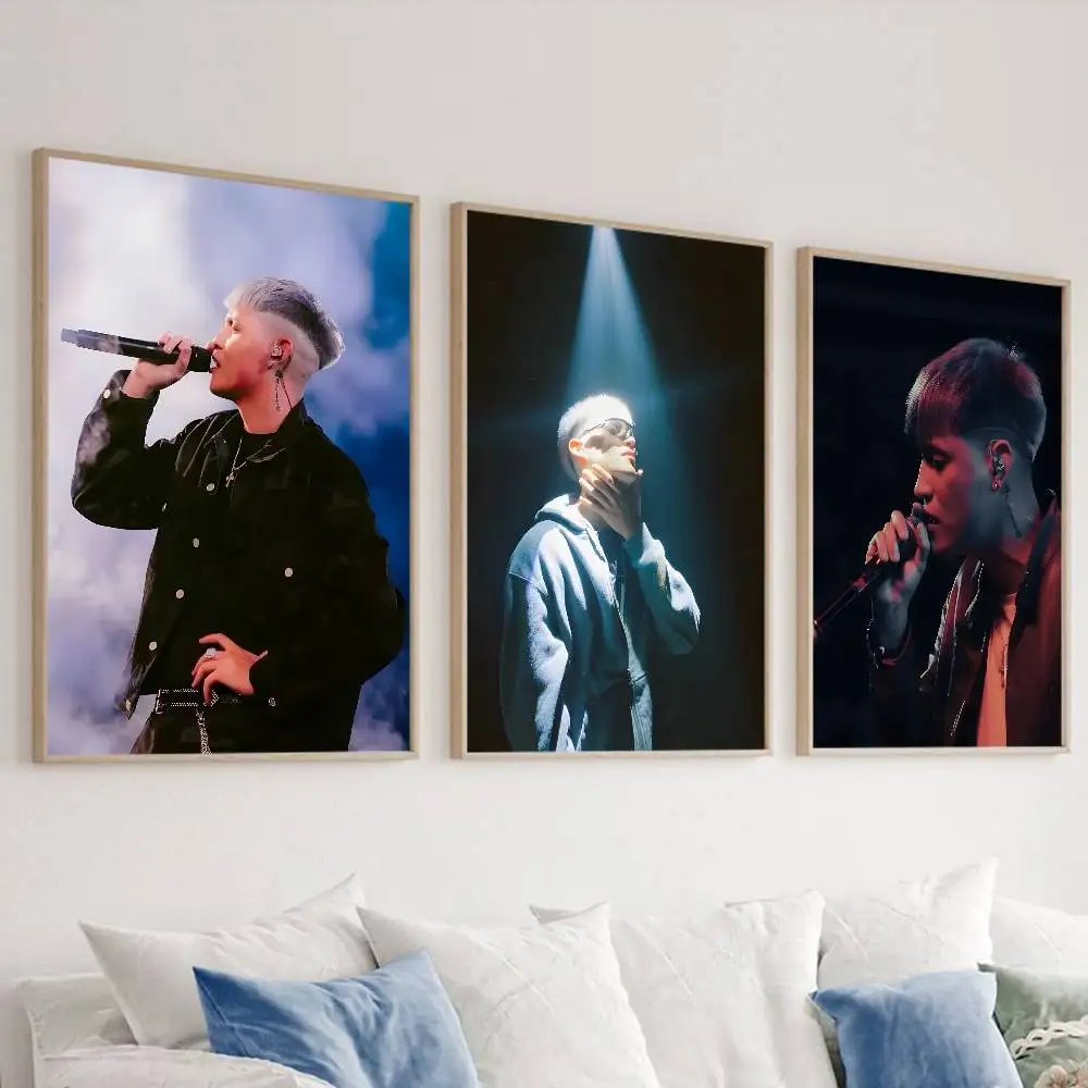 شعبية المغني الموسيقار K-kidd الفودو المشارك عالية الجودة النوم غرفة المعيشة الجمالية الجدار الديكور اللوحة ملصقات هدية
