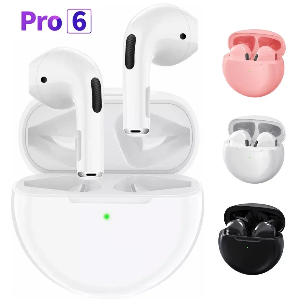 

Wireless Earphones PRO6 Headset Gaming Headset TWS With Microphone Bluetooth Headsets stereo Sports Earphones Music Earphones