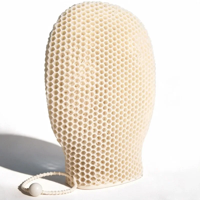 Available in Multiple Colors, Honeycomb Exfoliating Shower Finger Caps, Cleanses The Skin, Safe, Breathable and Odorless