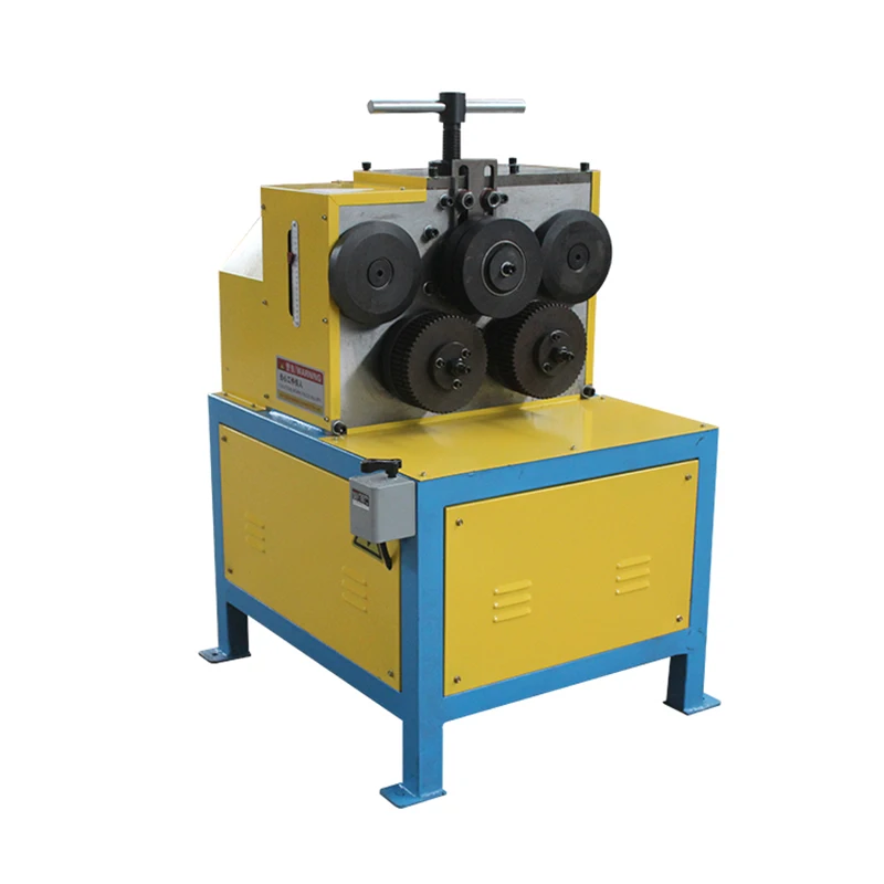 Low Price Round Pipe Steel Angle Roll Bender Profile Bending Machine