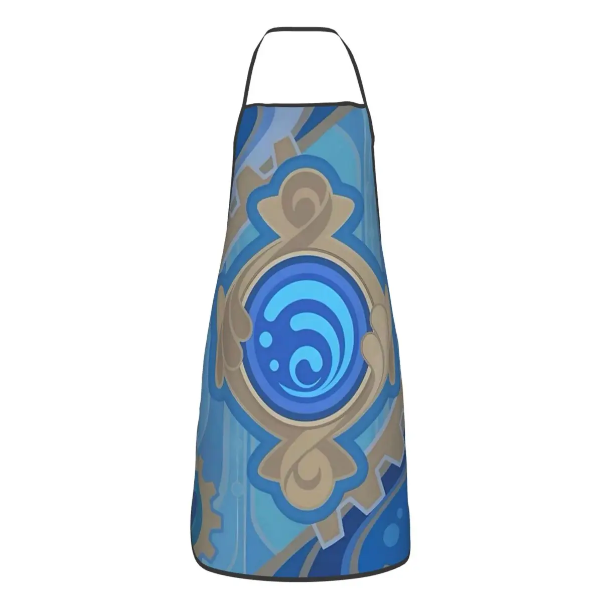 Genshin Impact Anime Game Aprons Chef Cooking Tablier Waterproof Bib Kitchen Cleaning Pinafore for Women Men Painting