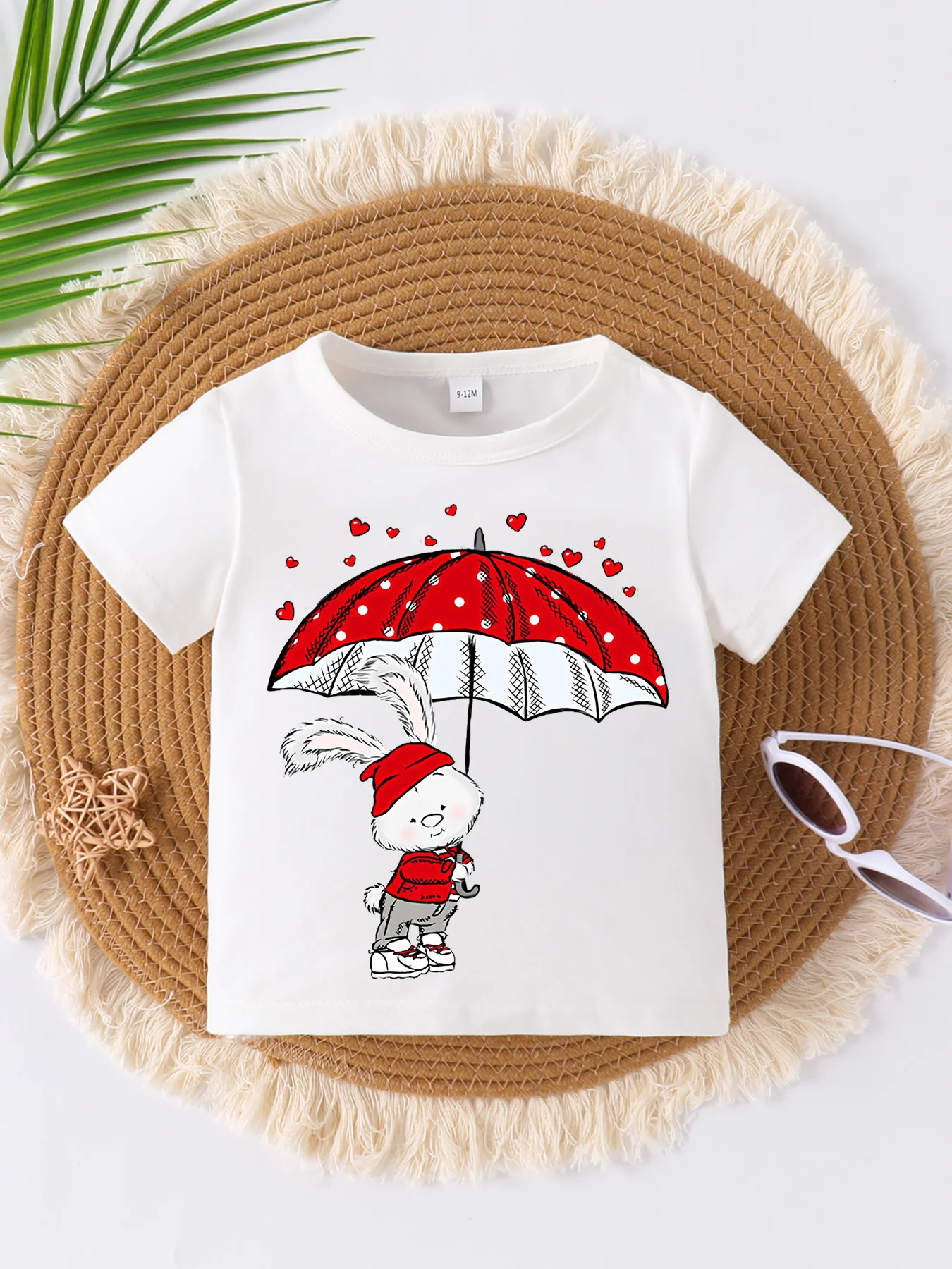 

0-3 year old Summer Newborn New Solid Color Print Pullover Round Neck Short Sleeve T-shirt for Male and Female Infants and Babie