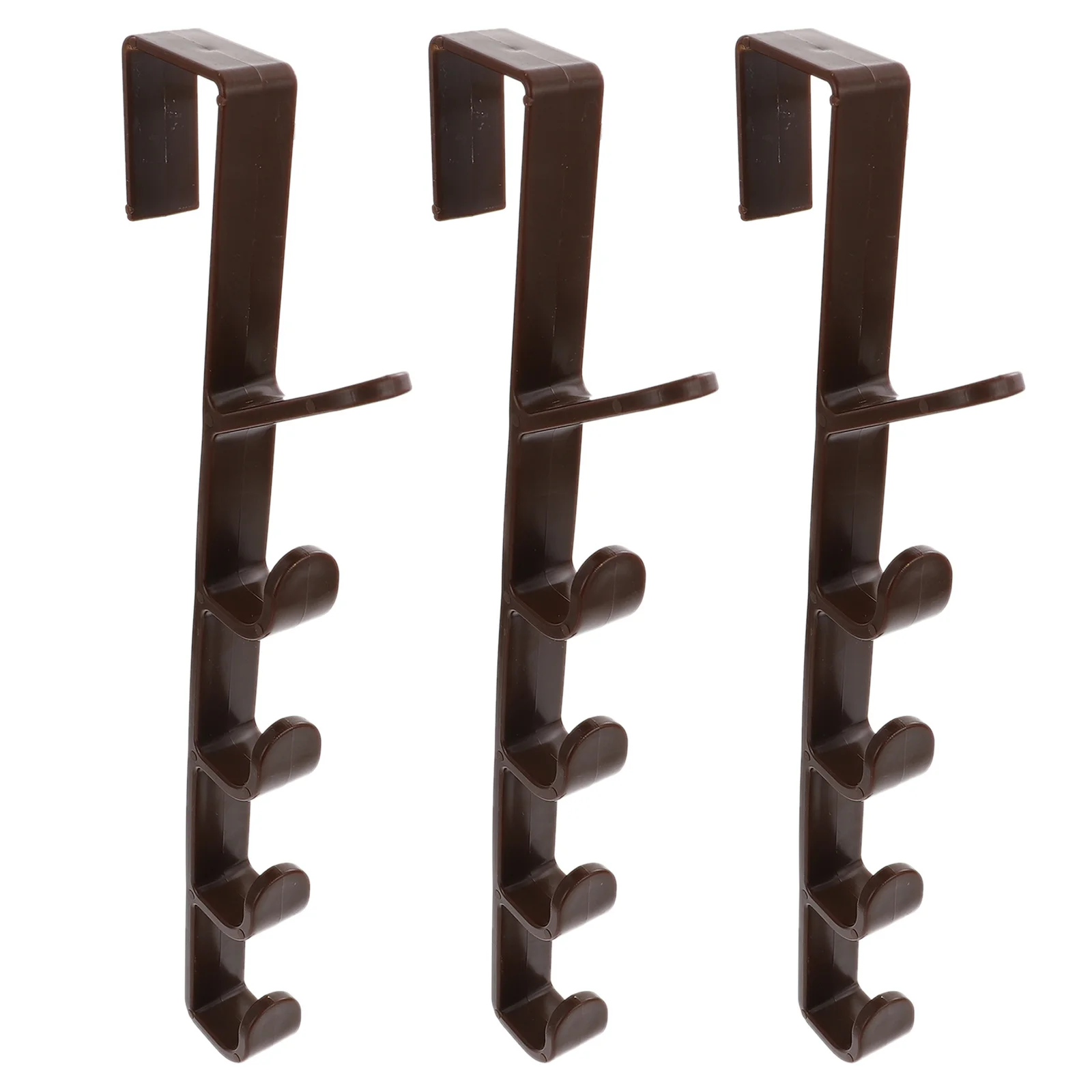 3 Pcs Door Coat Hook Back Over Hanging Hanger Front The Towel Over-Door Curtain Hooks