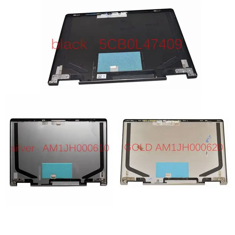 New FOR Lenovo Yoga 710-14 710-14IKB 710-14ISK Top LCD Back Cover Rear Lid Case Silver 5CB0L47412 AM1JH000610