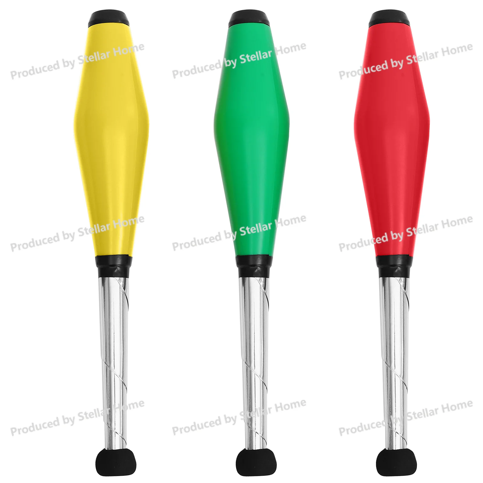 

3 Pcs Juggling Balls Stick Toys Set Kids Plaything Outdoor Performance Prop Fun Sticks Child