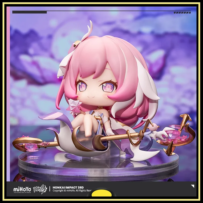 Honkai Impact 3 Elysia Q-versie Actiefiguren Model HERRSCHER OFHUMAN: EGO Amusement Collectible Randapparatuur Origineel