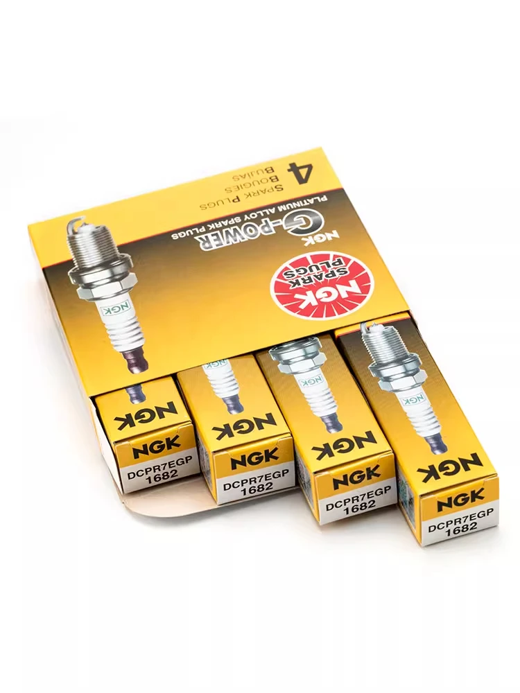 NGK Platinum spark plug DCPR7EGP 1682 is suitable for Big Dipper Wave Diloco New Alto New CEO（1PCS)