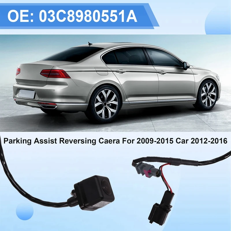 New Parking Assist Reversing Camera For VW Passat 2009-2015 Magotan 2012-2016 3C8980551A