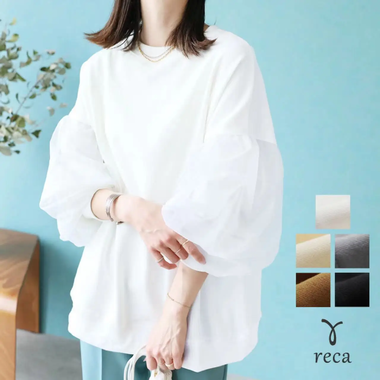 Los casual dames T-shirt sweatshirt Bubble Sve Me Top Comfortabel ademend katoen Lang Sve rond Ne Sweatshirt