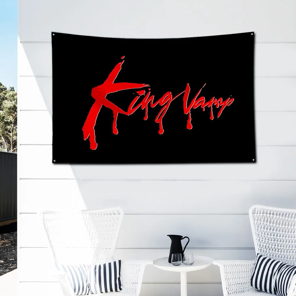 Ken Carson Rapper Flag Polyester Digital Printing Banner 4 Sizes for Garage Wall Art Out Door Decoration With Brass Grommets