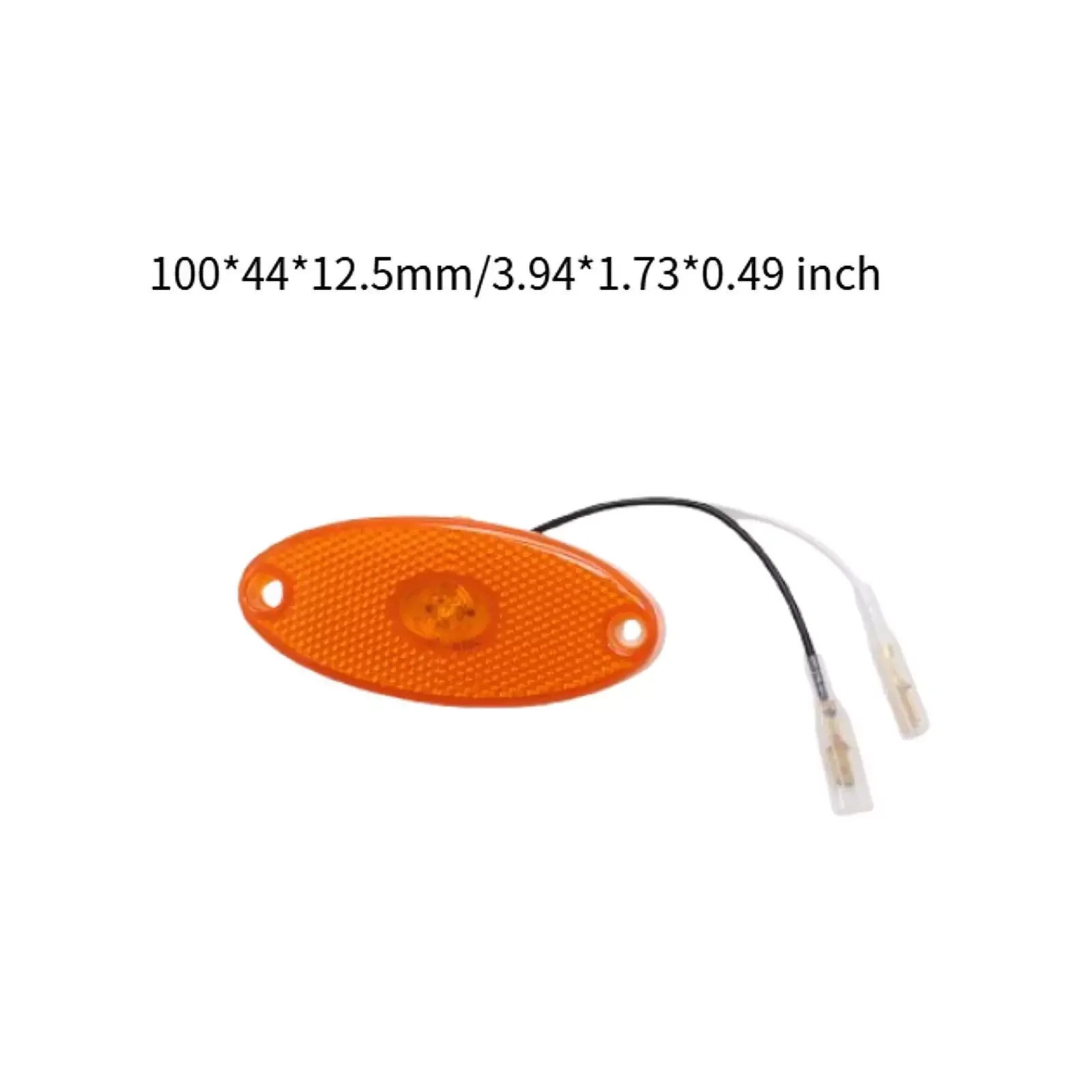 2/4Pcs RV 12V Amber Oval Led Side Marker Lamp Light Caravan Motorhome For Jokon Smlr 2012 Durable LED Side Marker Light Parts