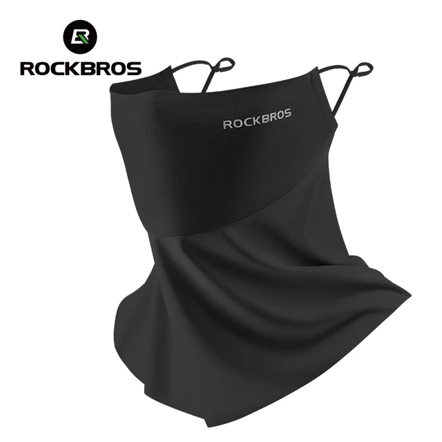 ROCKBROS Ice Silk Letnia maska rowerowa Anti-UV Szybkoschnąca Oddychająca maska rowerowa Bandana Wędkarstwo Camping ﻿ Szalik na szyję