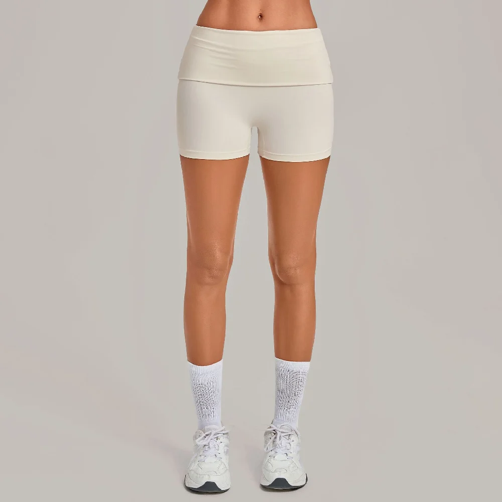 Summer Yoga Shorts Women's Breathable Fitness Sports Shorts High Waist Running Cycling Short Tights Female Workout Gym Shorts