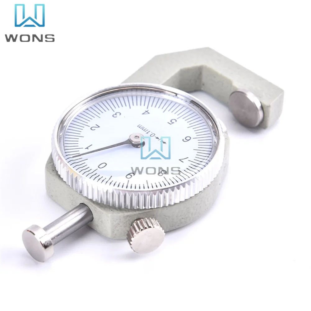 Imagem -04 - Couro Papel Espessura Calibre Medidor Testador para Papel Flim Medida Ferramenta Dial Espessura Calibre 010 mm 020 mm