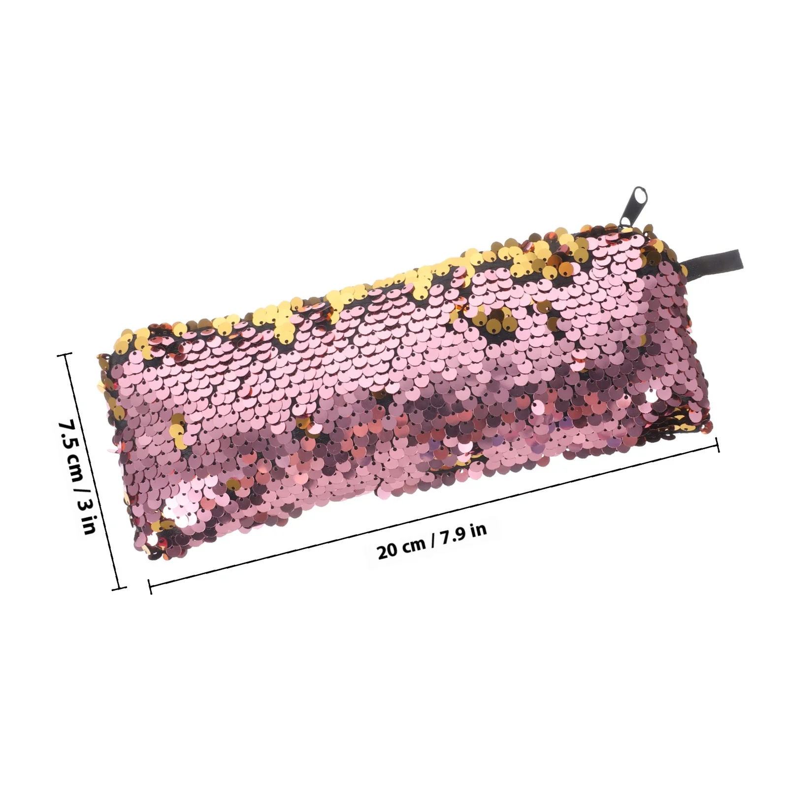 1 個の化粧バッグ女性のための大容量グリッターポーチポータブル旅行トイレタリーオーガナイザージッパー付き収納袋