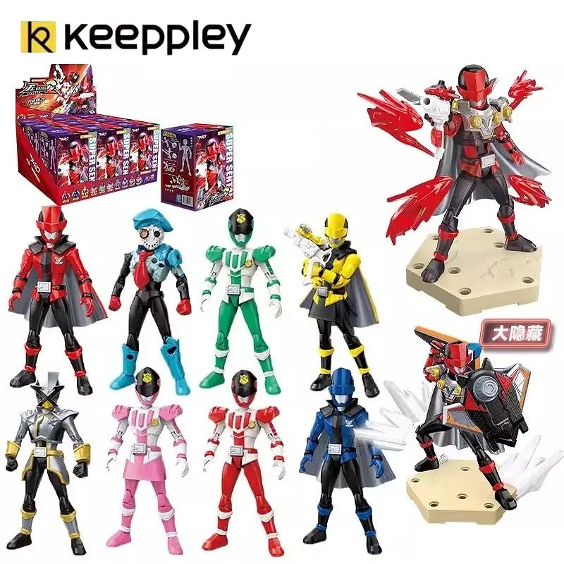 Keeppley Mech Warrior Building Blocks Blind Box Super Team Unlimited Edition Second Generation Assembled Lubon Model Toys Gift