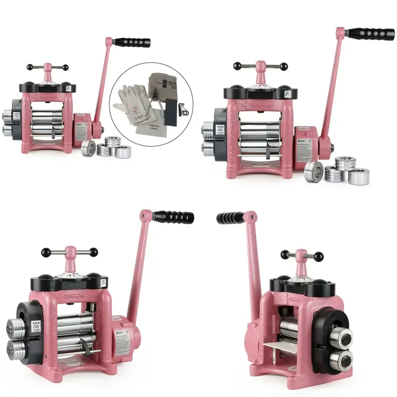 for Durston Agile Elite C110 Pink Limited Edition Combination Embossing Machine High Jewelry Equipment with Full Set of