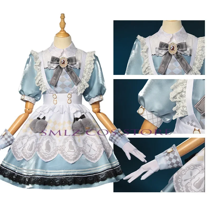 Tea Party Nikki Cosplay Anime Infinity Nikki Costume Cute Princess Lolita Dress Uniform Suit Halloween Party Outfit for Women