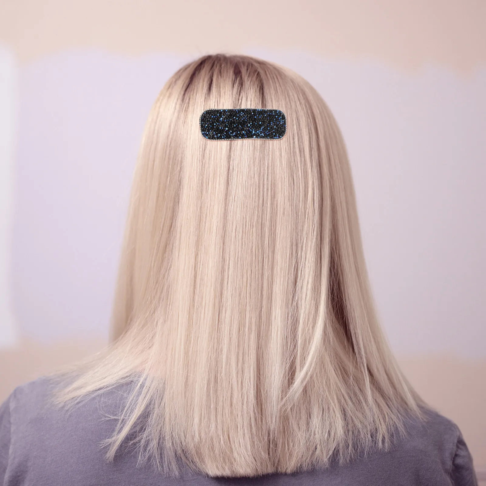 

5Pcs Crystal Hair Clips Shiny Rhinestone Barrettes for Women Girls Hair Styling Decor Suitable for Wedding Banquet Events