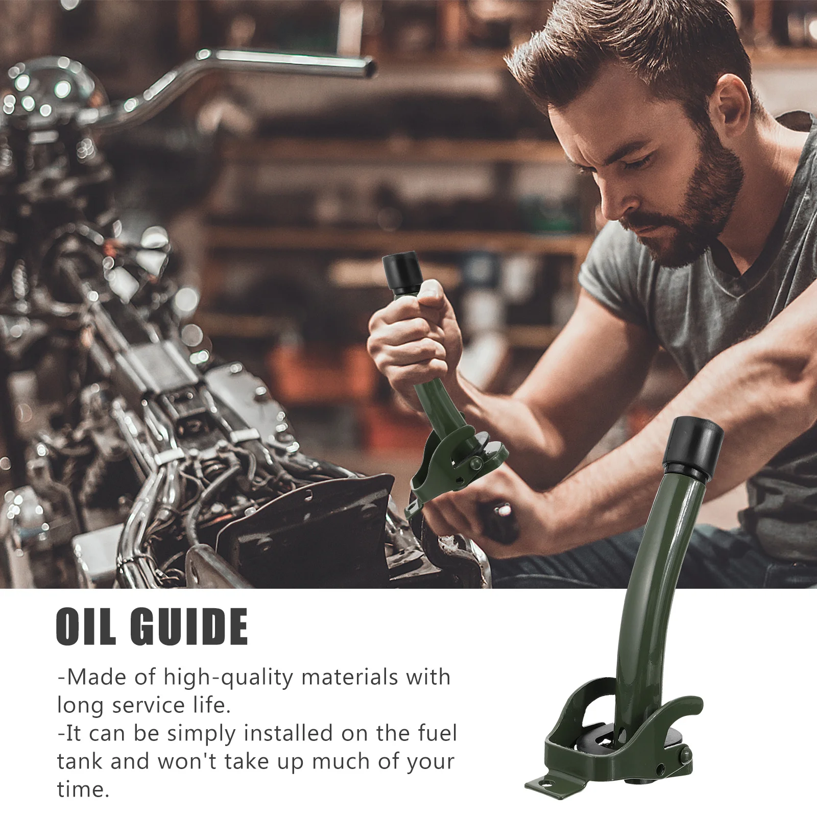 

Fuel Nozzle Durable Gas Can Spout Simple Installation Long Service Life Petrol Diesel Compatible Reduce Spillage