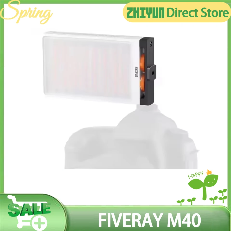 ZHIYUN FIVERAY M40 Luz de bolso portátil Foto Vídeo 40W Luzes LED Lâmpada Luz de preenchimento Iluminação fotográfica para estúdio ao ar livre