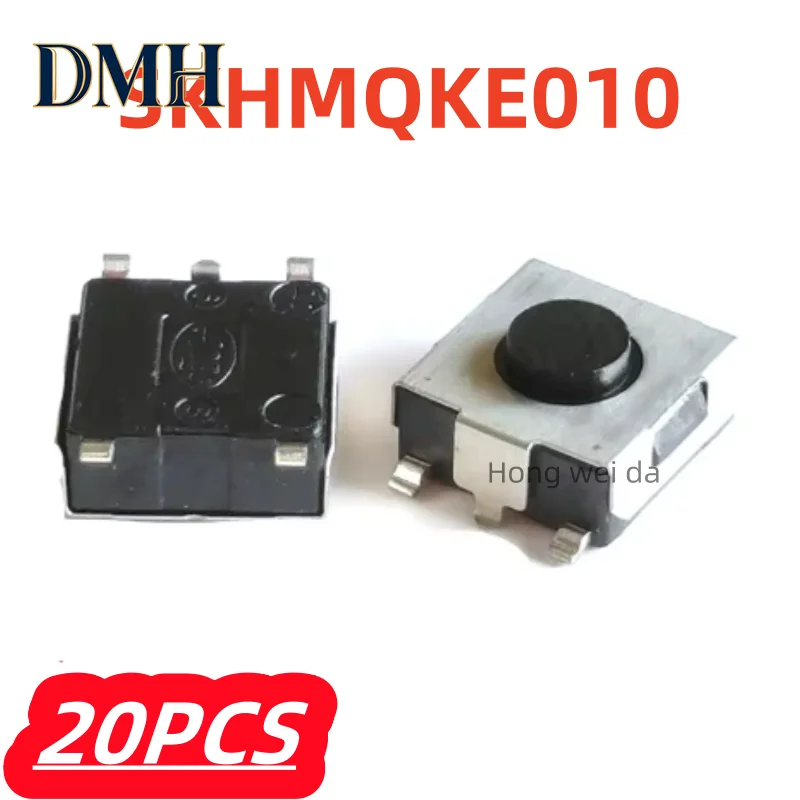 20Pcs/lot 100% New SKHMQKE010 SWITCH TACTILE 0.05A 12V, 6.5*6.2*3.1mm