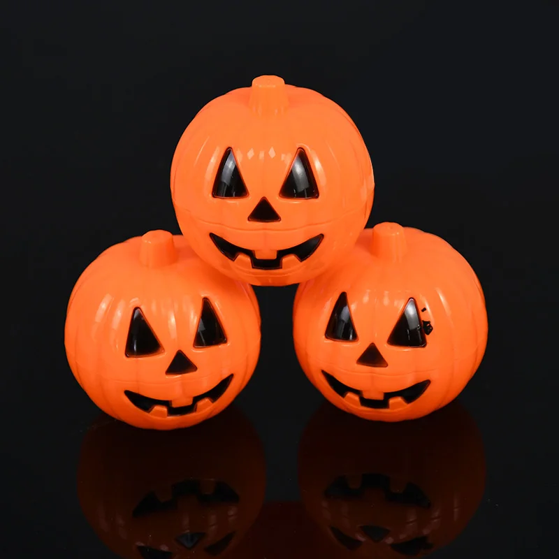 

3pcs Plastic Cartoon Halloween Pumpkin Boxes Halloween Party Decoration Supplies Gifts Snacks Candy Boxes Trick Or Treat