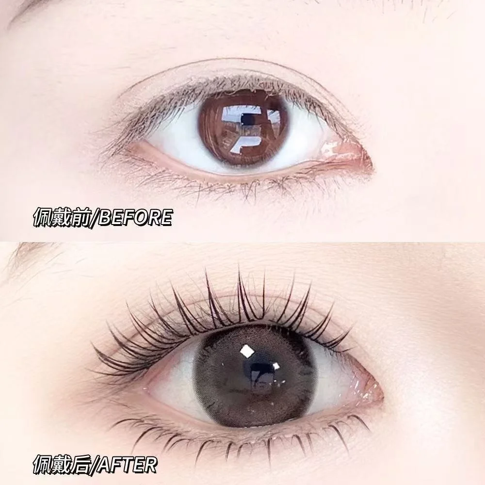 Kein Kleber Nötig Idol Künstliche Wimpern Große Kapazität 7-9mm Selbstklebende Wimpern DIY Wimpernverlängerung Koreanisches Make-up Cluster-Wimpern – Detail 7