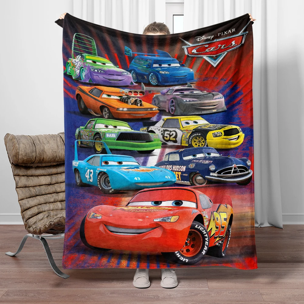 Cars Cartoon printed flannel thin blanket. Four seasons blanket. for sofa, beds, living room, travel picnic blanket gifts