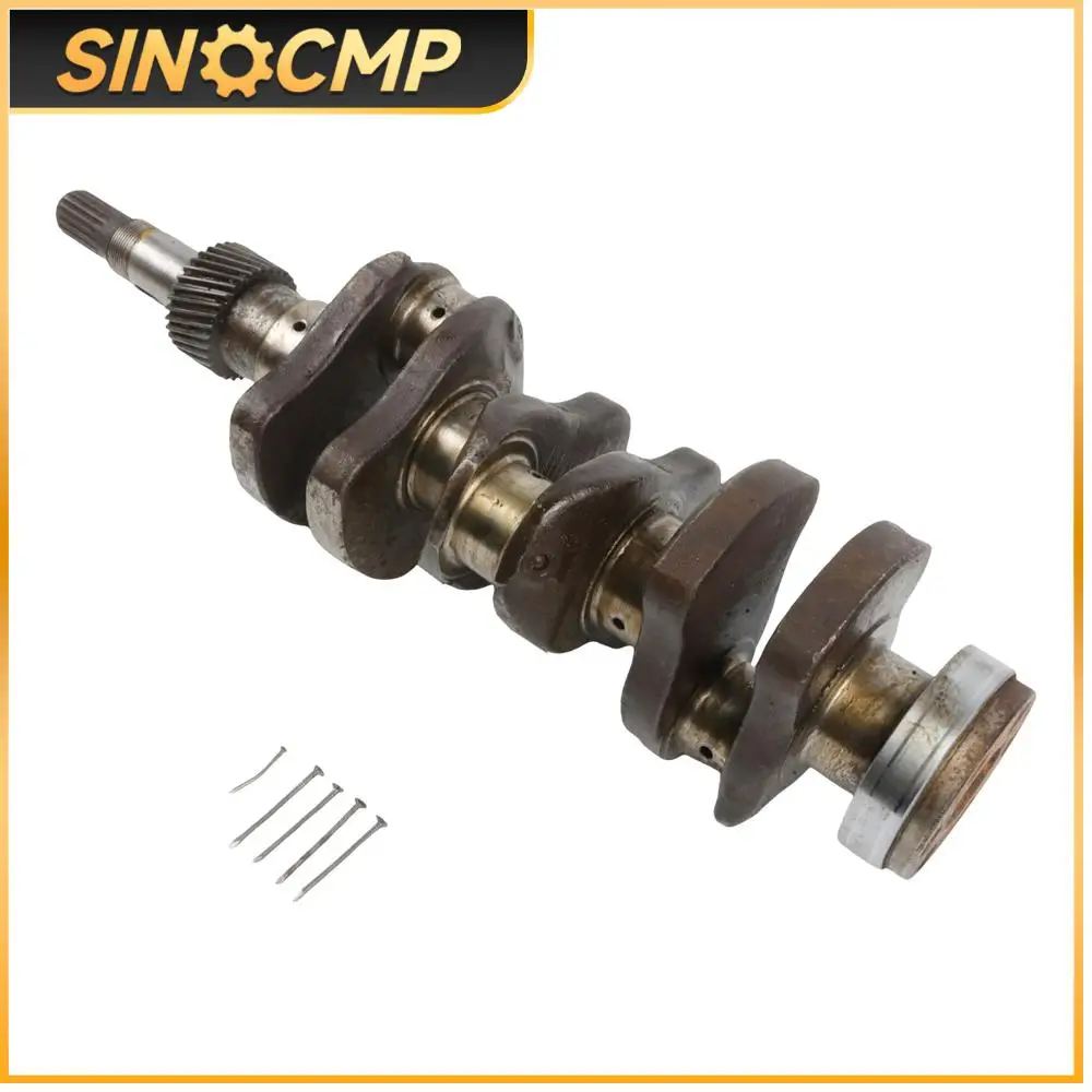 

1PC Original Disassembled Machine Crankshaft for Kubota Tractor D1402 Engine (Connecting Rod Diameter 44mm)