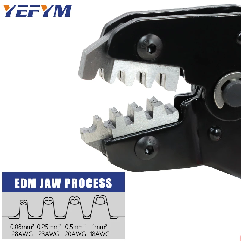 YEFYM SN-2549 AWG28-18 (0.08-1.0mm²)  Ratcheting Wire Crimping Tools forPH2.54/Dupont 2.54/2.8/3.0/3.96/4.8/KF2510/JST Terminal