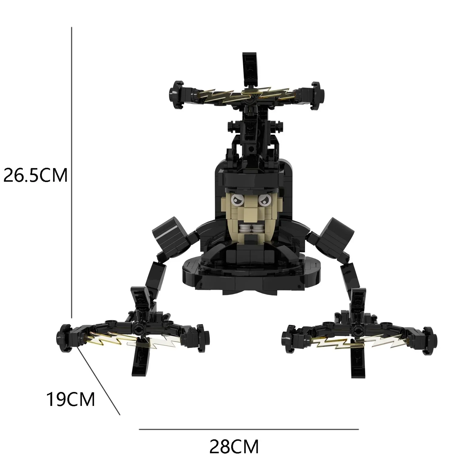 Titan Nieuwe Serie Skibidi Wc ClockMan 5.0 Bouwstenen Set Gitaar Audio Monitor Model Bricks Speelgoed Voor Kinderen Verjaardagscadeau