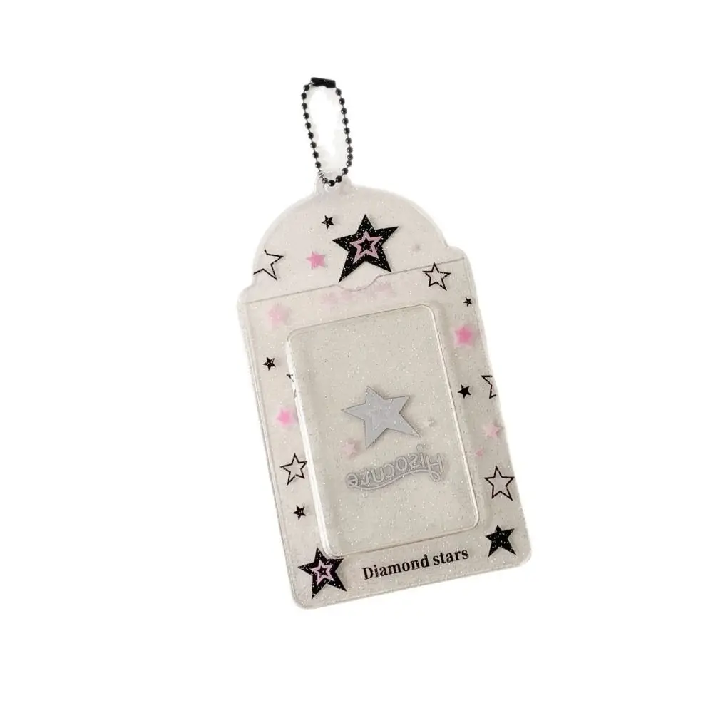 

Cute Acrylic Card Holder 3 Inch Kawaii Photos Protective Cover Cartoon ID Card Card Holder Student