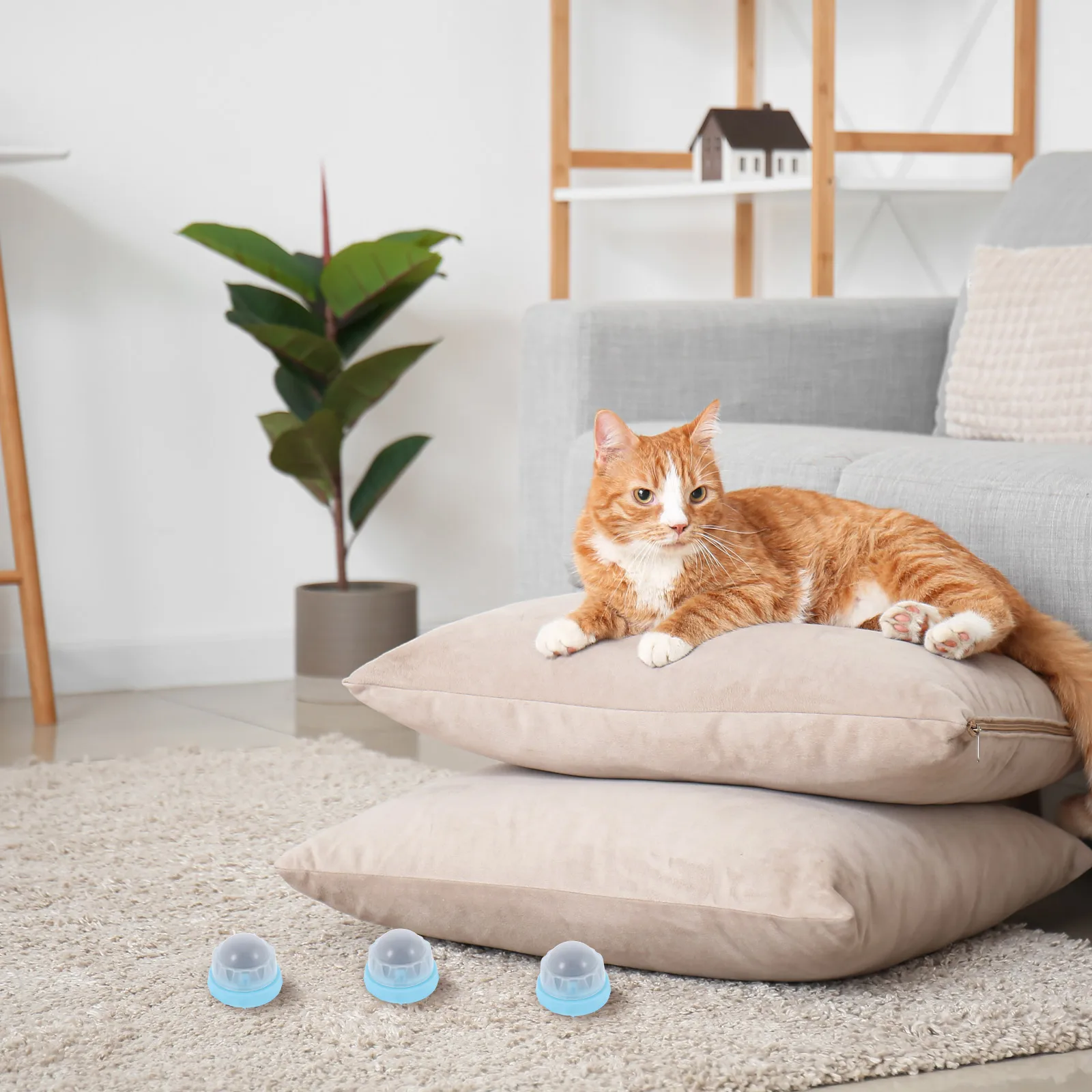 

4 Pcs Pet Mint Lollipop Catnip Licking Teeth Cleaning Chew for Kittens Stick Fun Natural