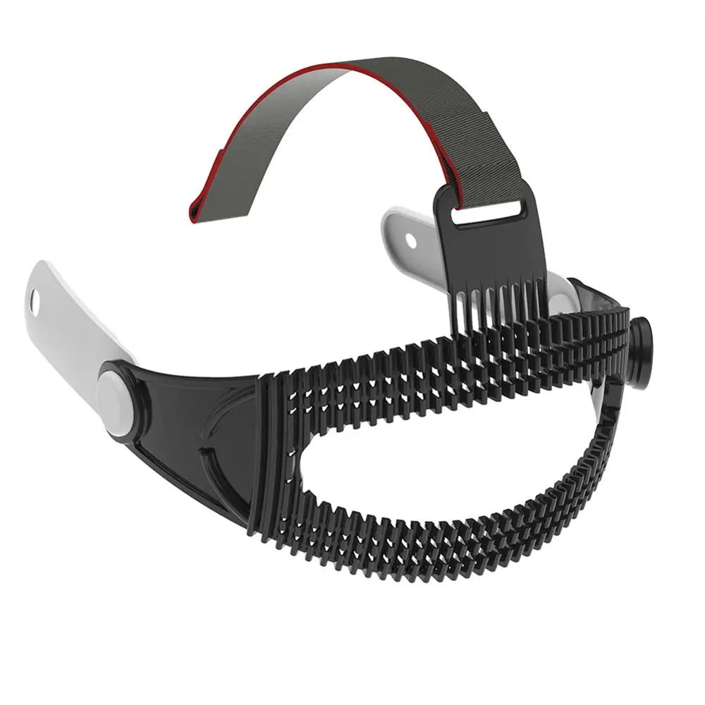 A48U Silicone VR Head Strap for 3/3S Comfort Breathable Replacement VR Head Strap Black