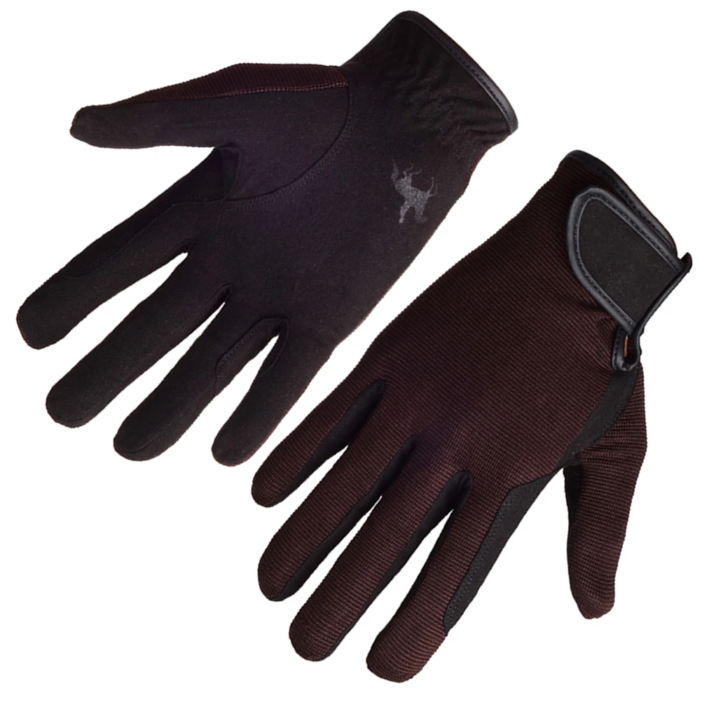 

1Pair Horse Riding Gloves Superior Microfiber Breathable Unisex Equestrian Training Gloves Touchscreen Compatible Adjustable