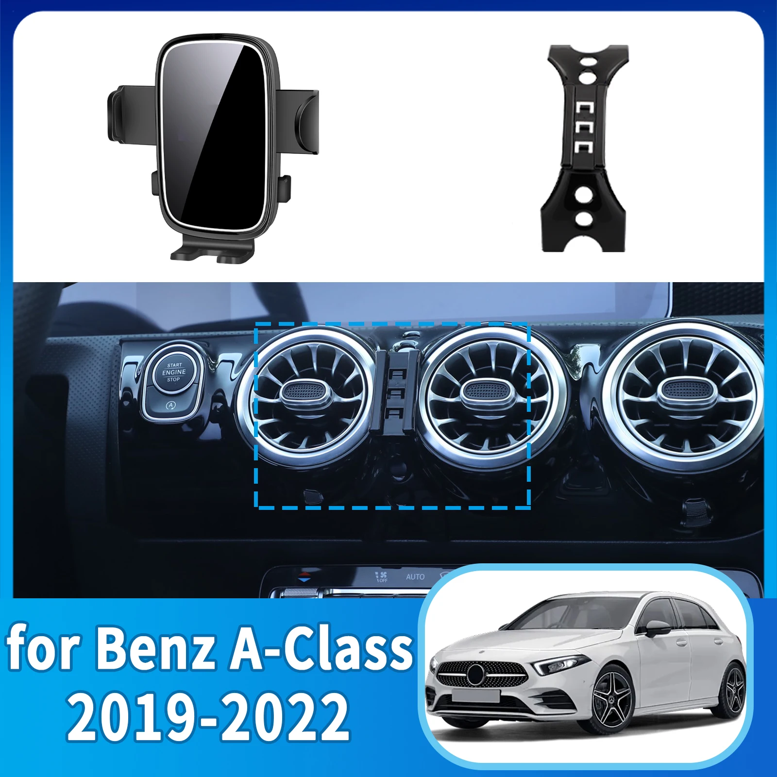 

fit for Mercedes-Benz A-Class 2019-2022 W177 Phone Holder, Dashboard Screen Mount Bracket Easy Installation​​ Car accessoires