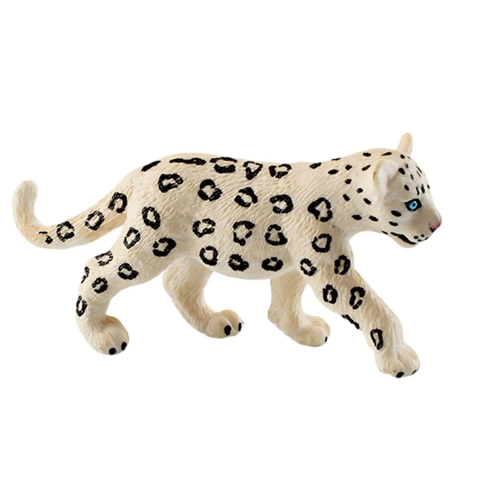 2xLeopard Toy Figurine Wildlife Animal Statue for Educational Toys Party Gifts