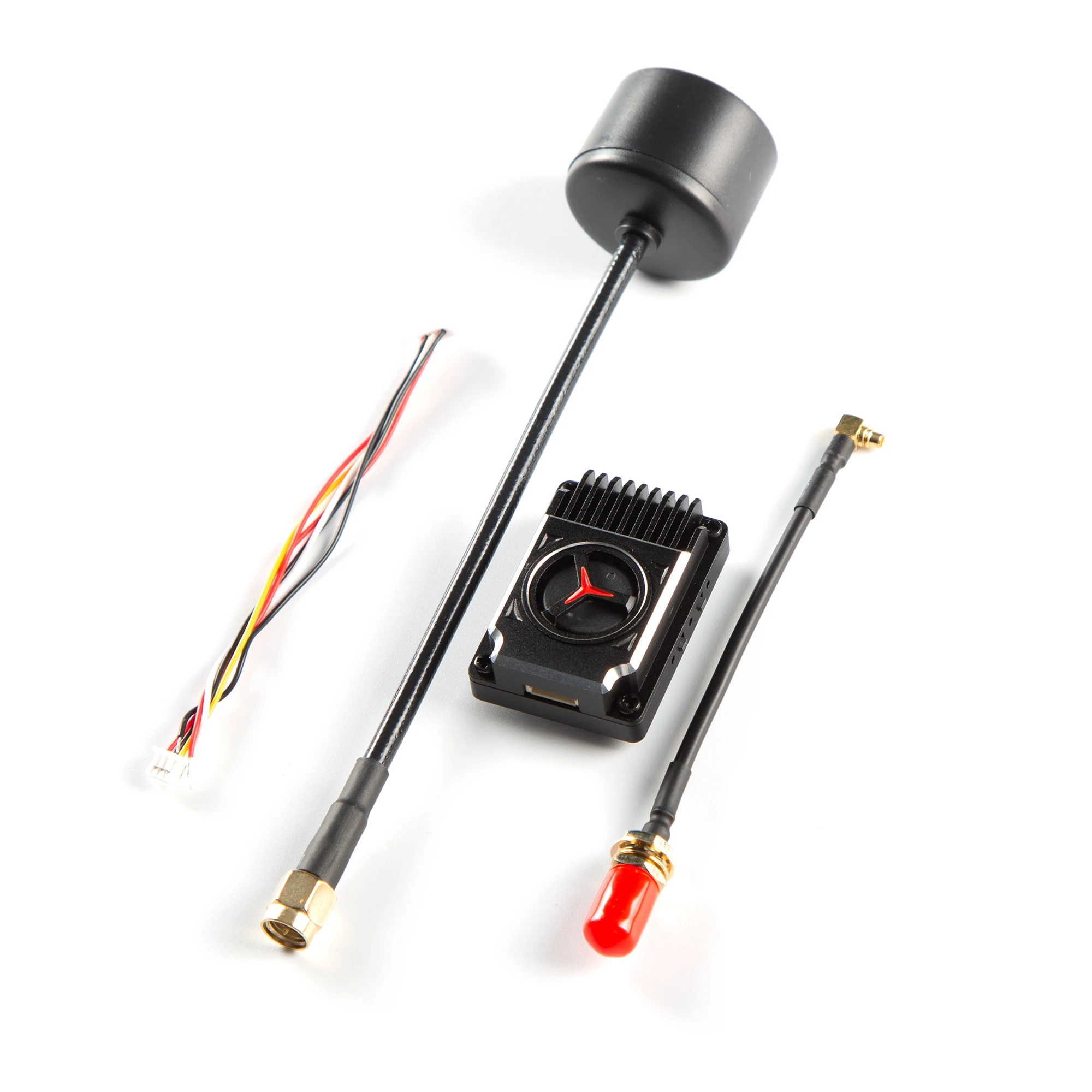 3.3G 4W FPV VTX Analog Video Transmitter Kit For FPV RC Drone Model 3.3G VRX with RHCP Antenna For Skyzone/fatshark FPV Glasses
